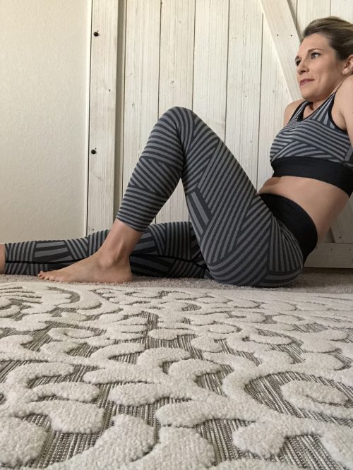 striped seamless activewear